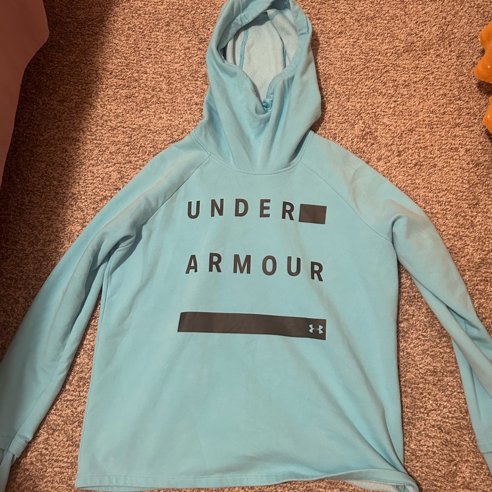 Under Armour Size L Blue Hoodie